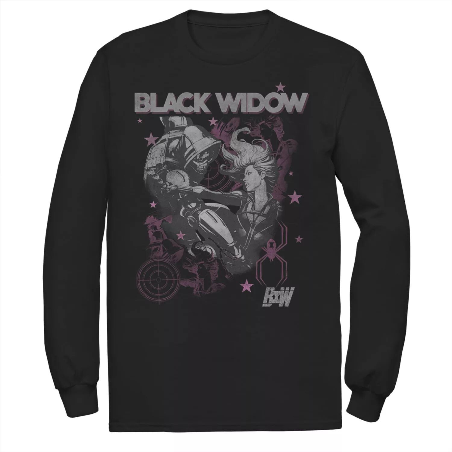 

Мужская футболка с плакатом Marvel Black Widow