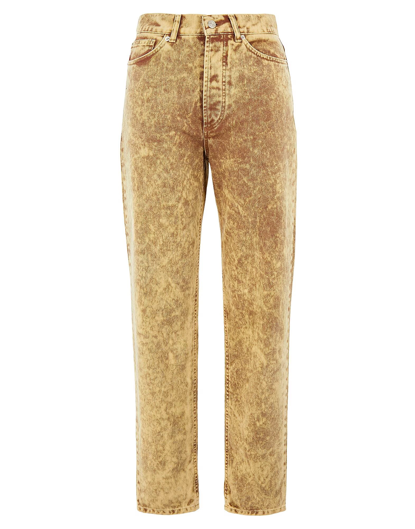 

Джинсы Organic Cotton Cropped Tapered Jean 8 By Yoox, бежевый