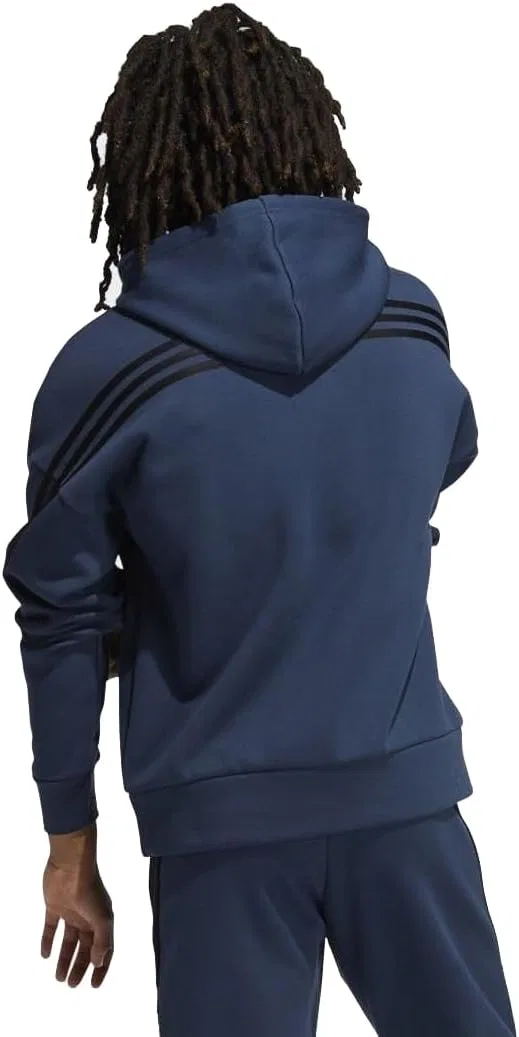 Толстовка Adidas X Peloton Unisex Go Retro, Crew Navy — фото 2