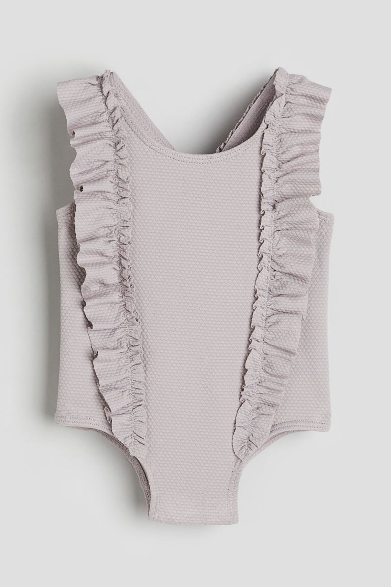 

Купальник с воланами H&M, фиолетовый