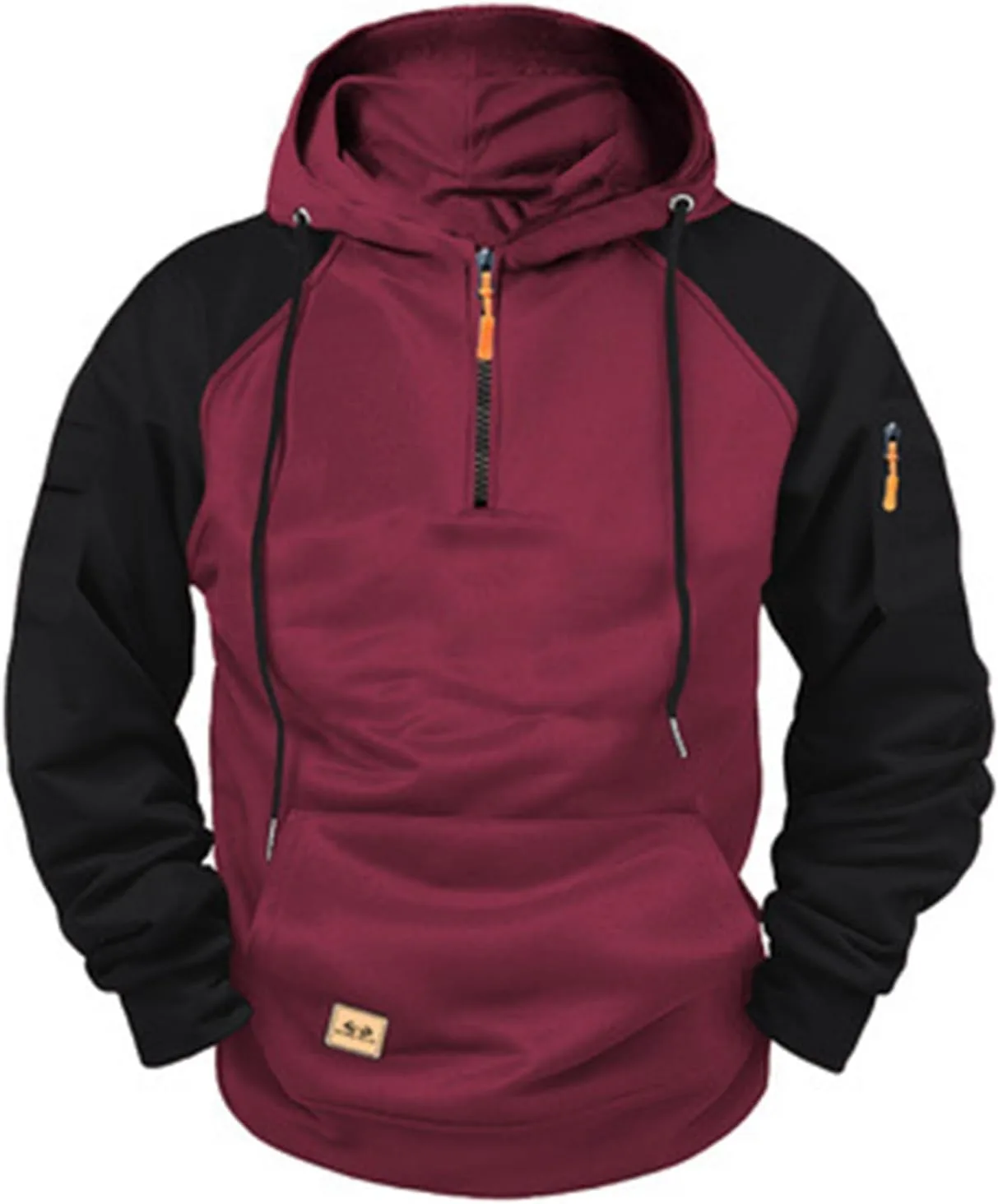 

Толстовка с капюшоном для мужчин, Zip Up, на флисе, с длинными рукавами RSZGSWS