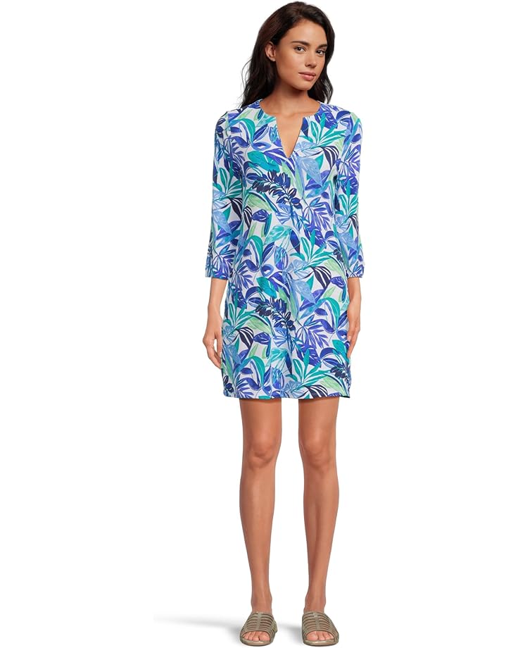 

Пляжное платье Tommy Bahama Island Cays Marina Sleeve Spa Dress, цвет Beach Glass Blue