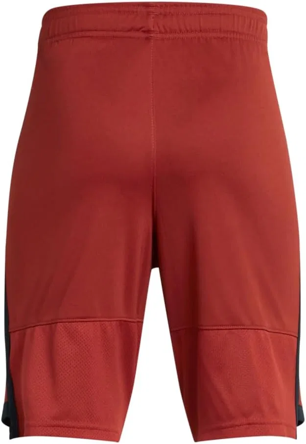 Детские шорты Under Armour Stunt 3.0, (840) Earthen Orange/Black/Castlerock — фото 2