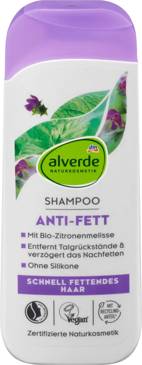 

Шампунь Anti Fett Bio-Brennnessel Био-Зитроненмелисс 200мл alverde NATURKOSMETIK