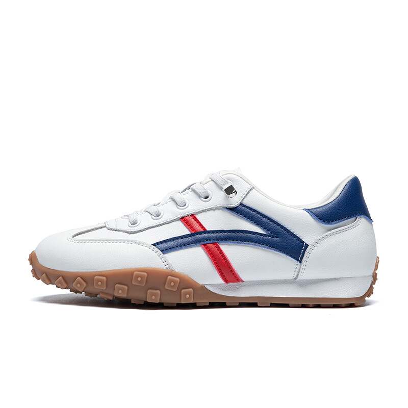 

Кеды, скейтборд обувь женская низкая Zhr, цвет White/Blue Red