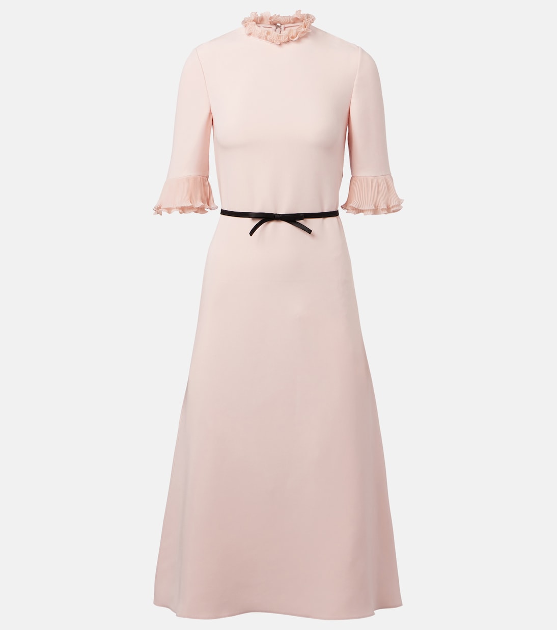 

Платье миди Cady Couture с оборками Valentino, Soft Poudre