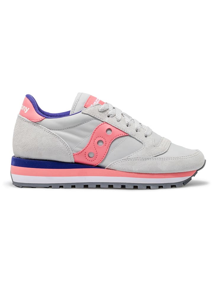 Кроссовки на шнуровке Saucony Sneakers Jazz Triple, цвет Grau/Pink — фото 2