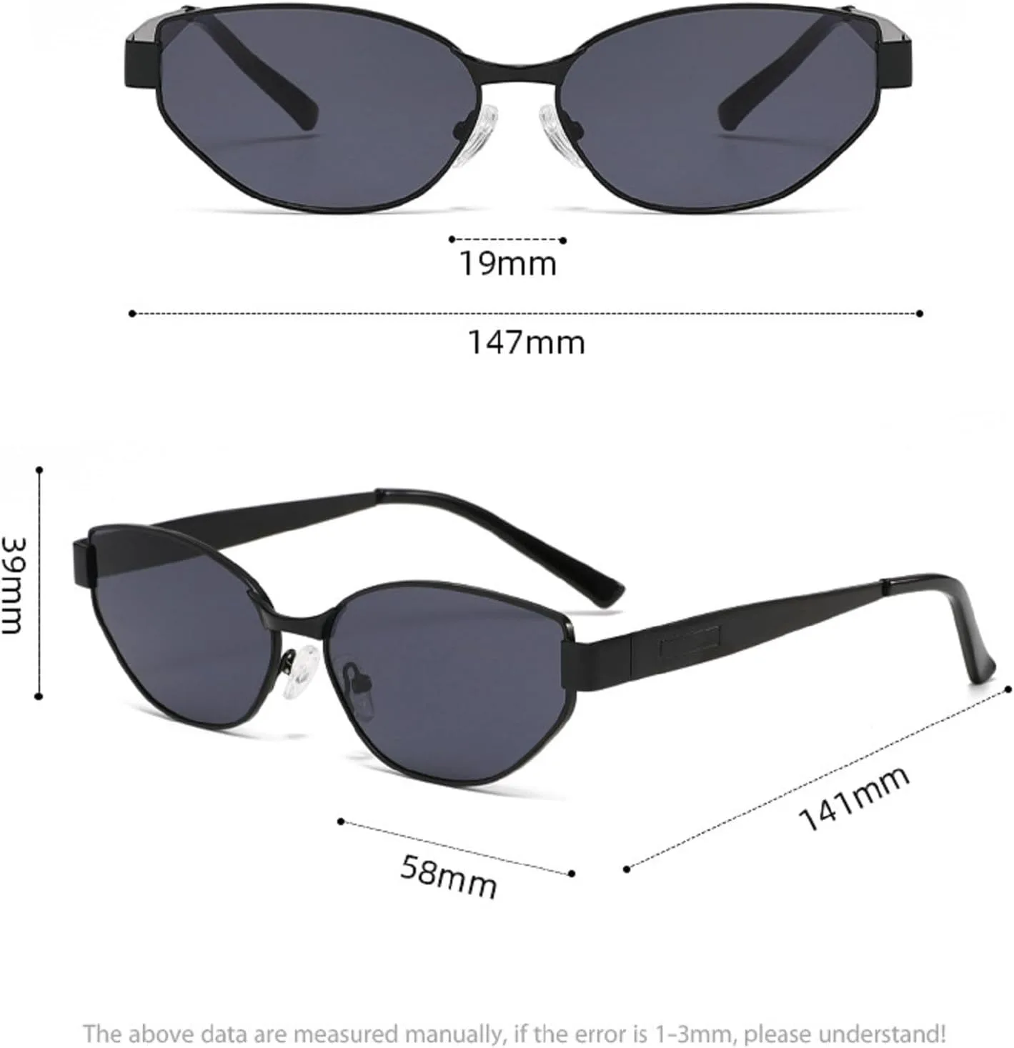 

Солнцезащитные очки «кошачий глаз» для женщин и мужчин, модные шестиугольные солнцезащитные очки в стиле ретро, ​​защита от ультрафиолета UV400 mincl, Gold Brown