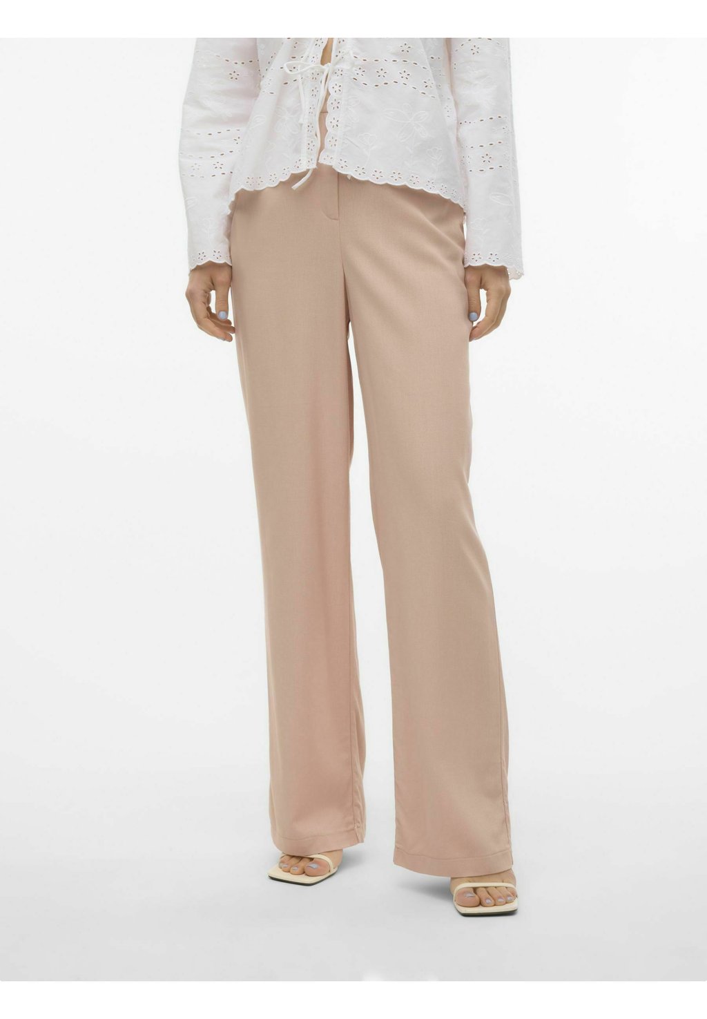 

Брюки VMDINNA HÖHE TAILLE Vero Moda, светло-розовый