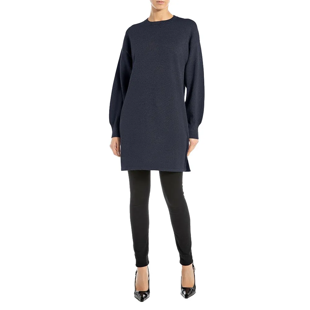 

Платье Replay DK3903.000.G23372 long sleeve short, синий