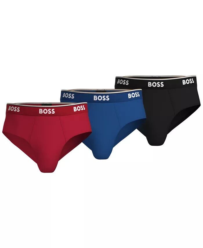 

Мужские трусы Power Stretch разных цветов, 3 шт. в упаковке Hugo Boss, мультиколор