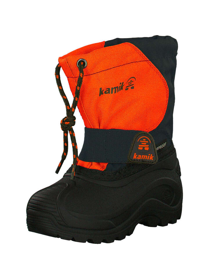 

Сапоги Kamik, цвет navy/orange/marine/orange