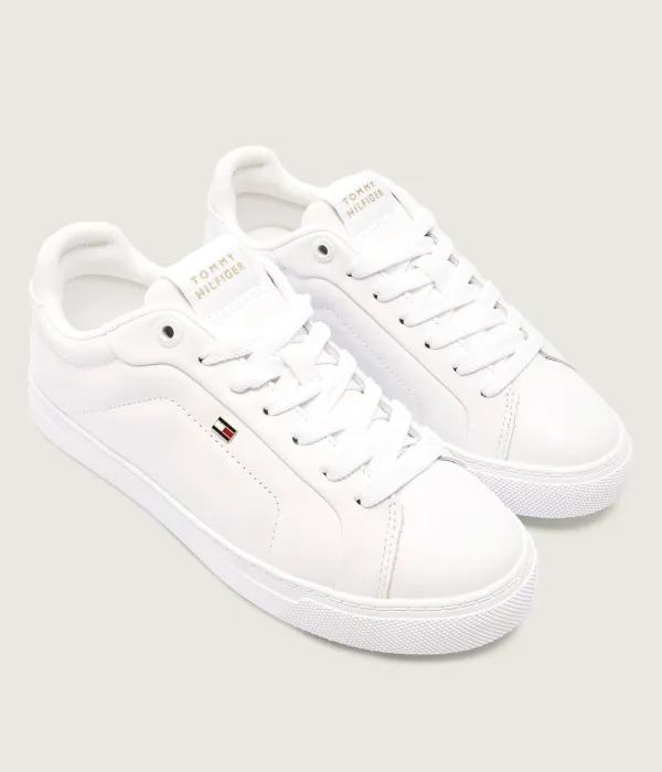 Кожаные кроссовки Icon Court Tommy Hilfiger, белый — фото 3