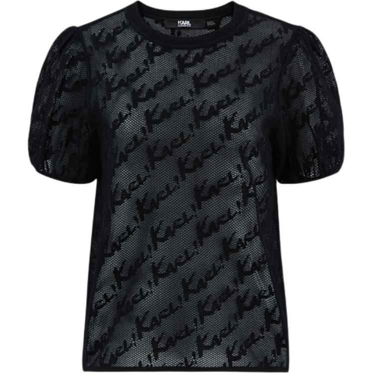 

Футболка KARL LAGERFELD женская черная KARL LAGERFELD / Karl Lagerfeld Jeans