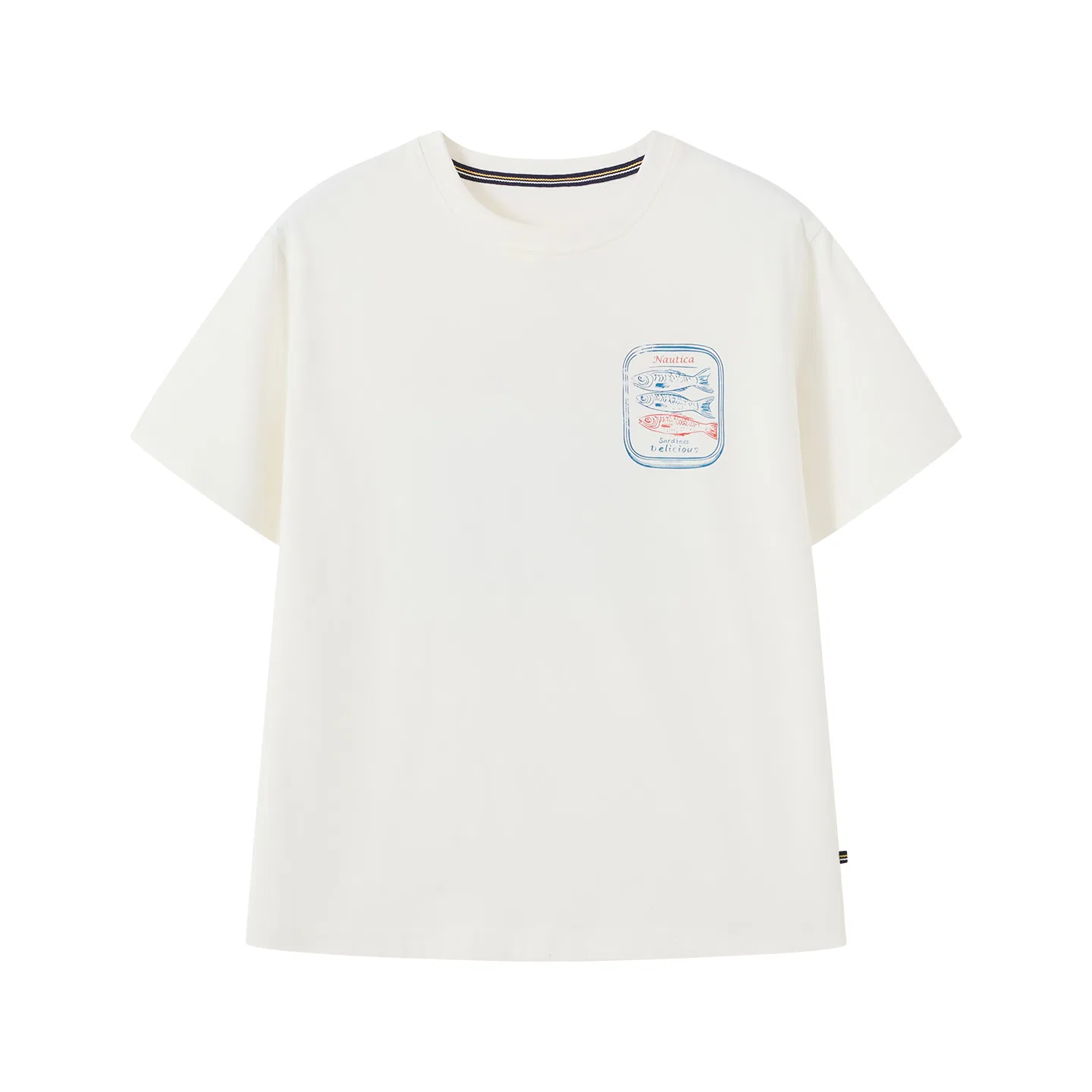 Футболка хлопковая Nautica Ecru