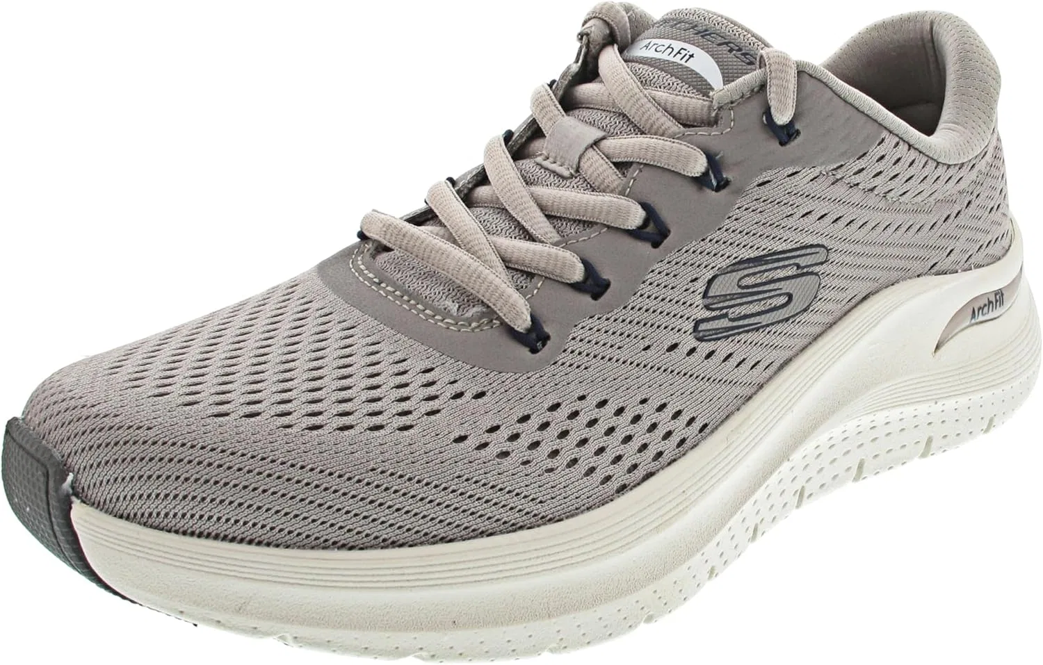 Мужские кроссовки Skechers Arch Fit 2.0 SKECHERS Sport, Taupe Mesh Synthetic — фото 4