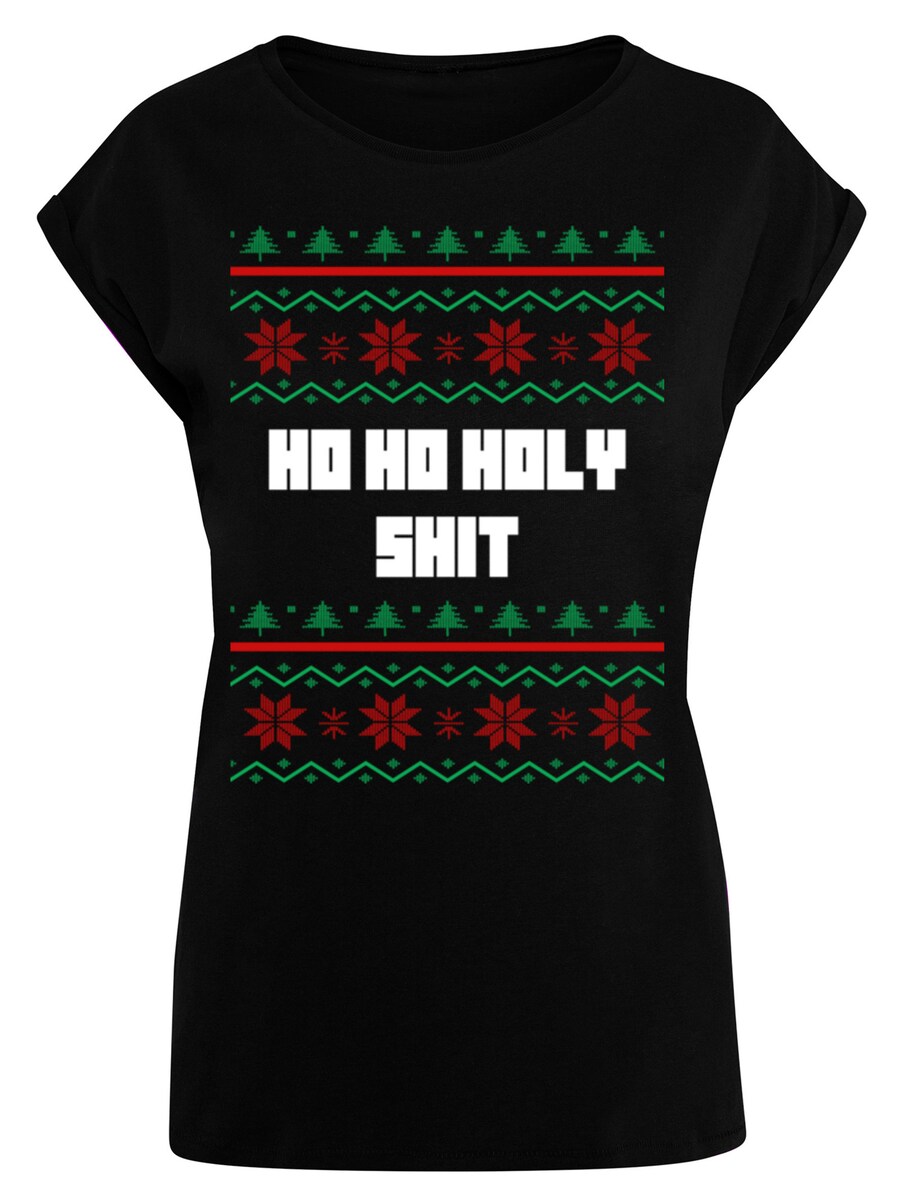 

Рубашка F4NT4STIC Ho Ho Holy, черный