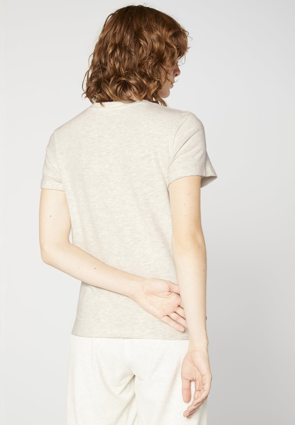 

Базовая футболка YPAWOOD American Vintage, цвет Mottled Grey