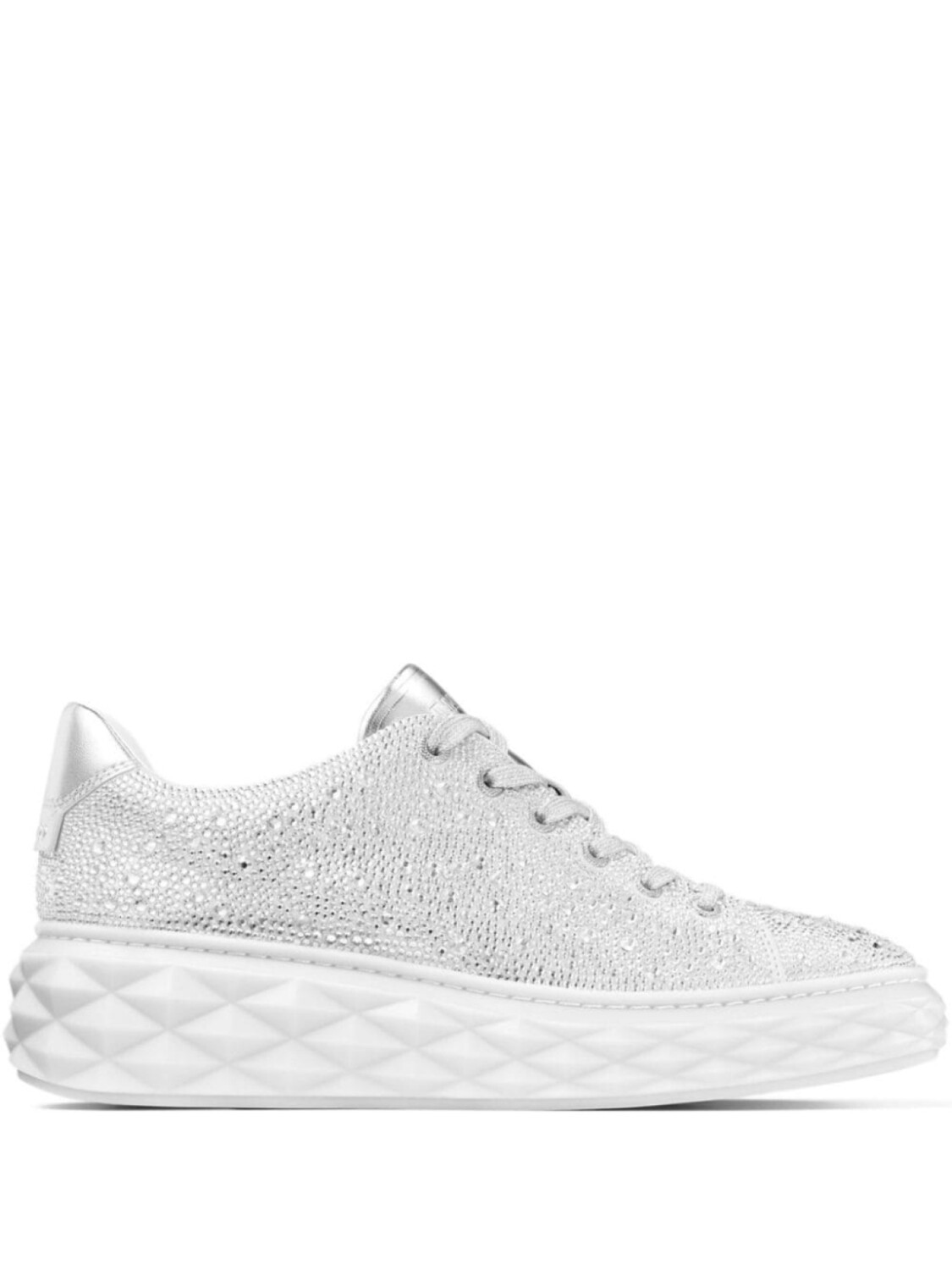 

Jimmy Choo кроссовки Diamond Light, серебристый