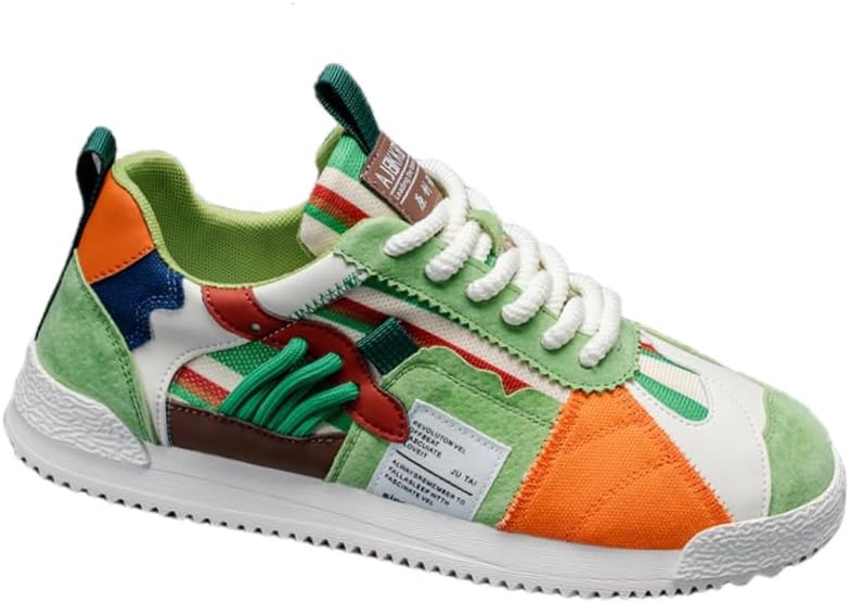 

Мужская легкая спортивная обувь Fusecottc Spring/Summer- дышащие повседневные беговые кроссовки для модного ежедневного ношения, зеленый