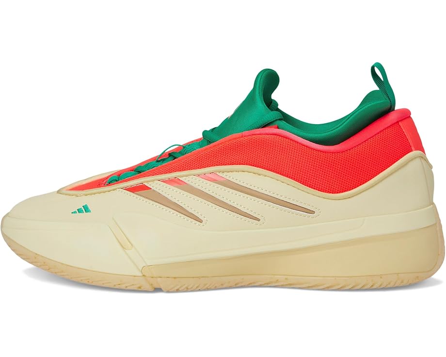 Кроссовки adidas Dame 9 Basketball Shoes, цвет Warm Vanilla/Lucid Red/Warm Sandstone — фото 4