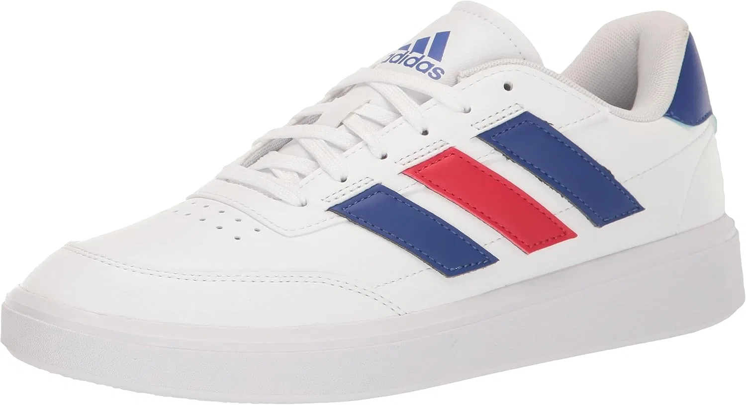 Кроссовки теннисные Adidas, цвет White/White/Better Scarlet