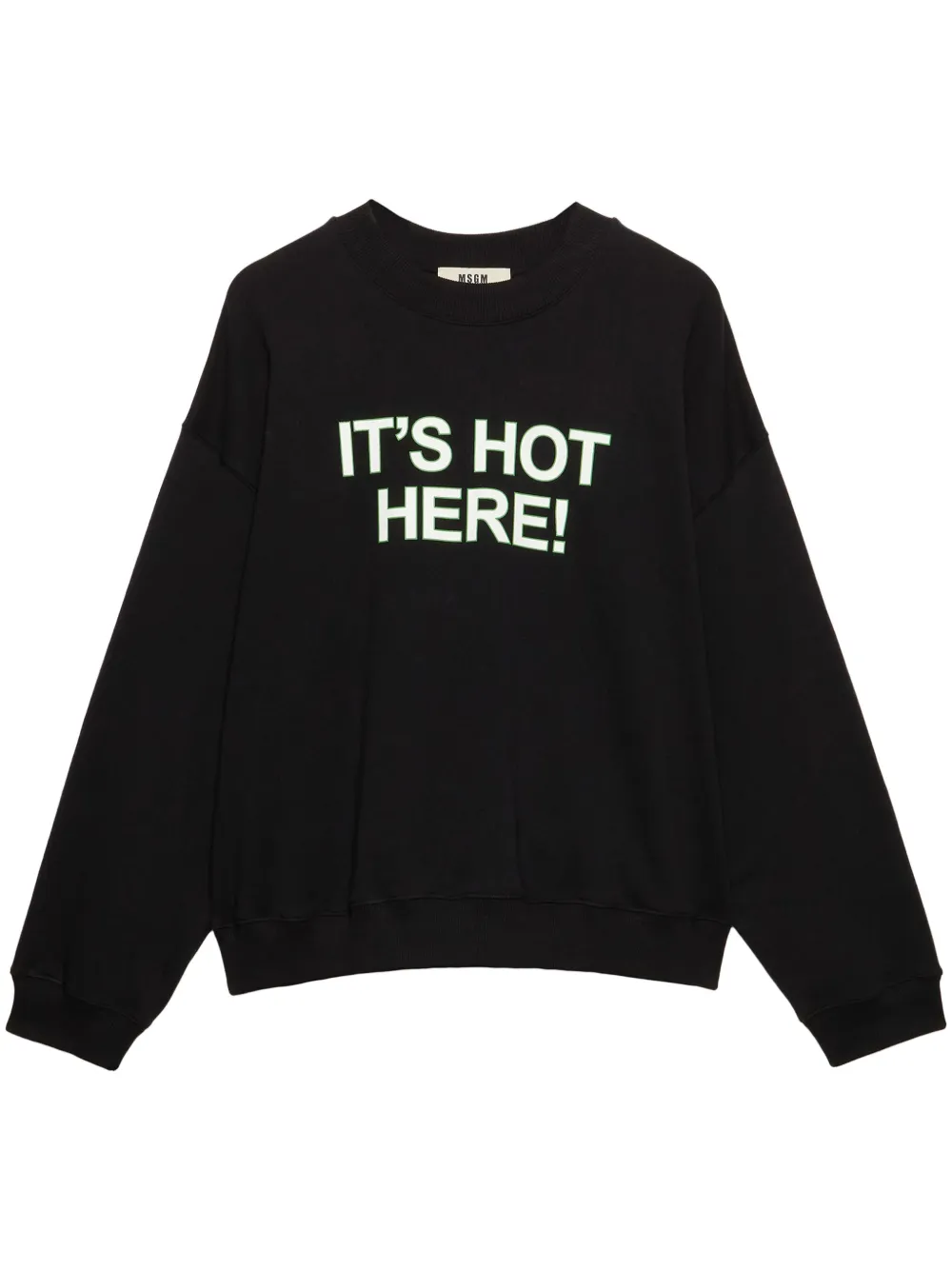 

Толстовка с принтом MSGM, черный
