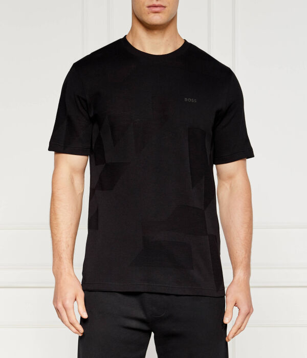 

Футболка с зазубринами Regular fit Boss Green, черный