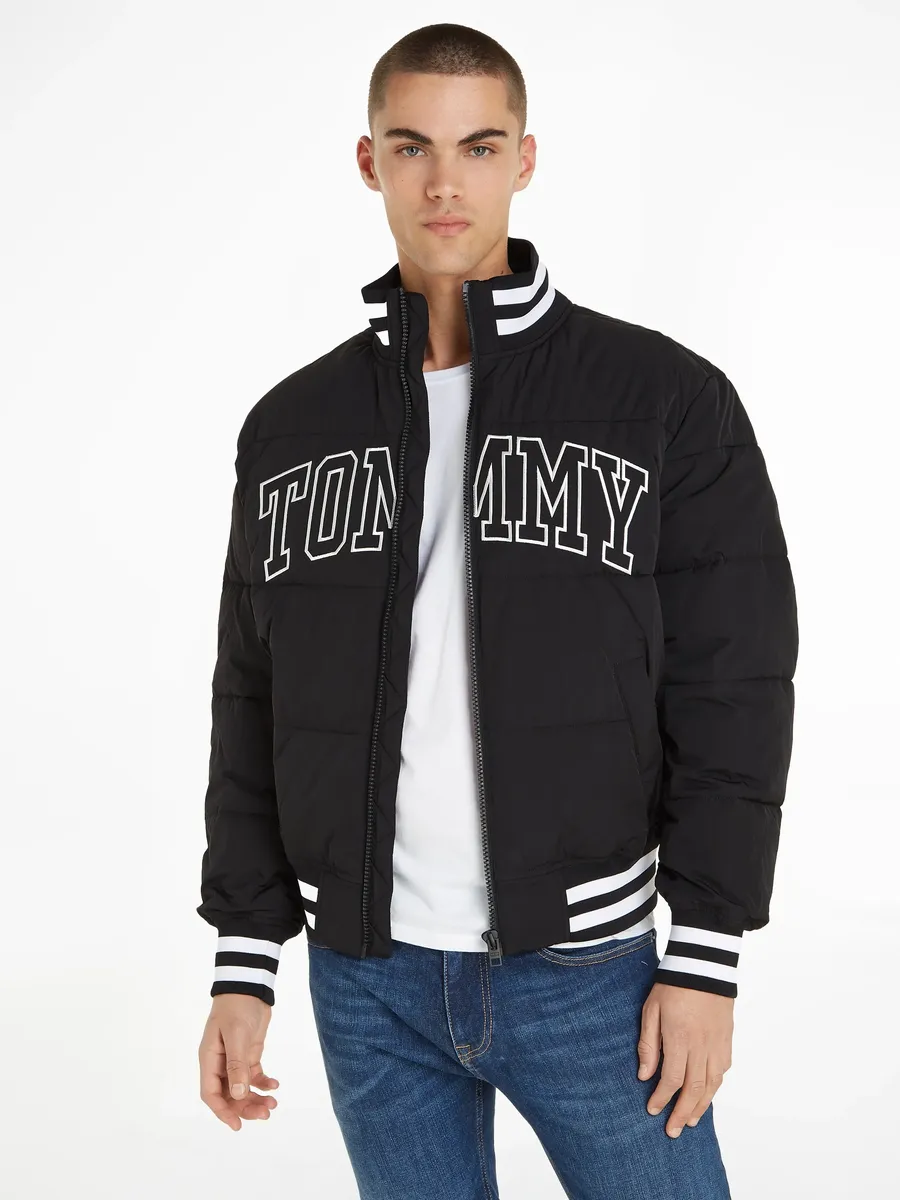 

Стеганая куртка Tommy Jeans "TJM NEW VARSITY PUFFER", черный