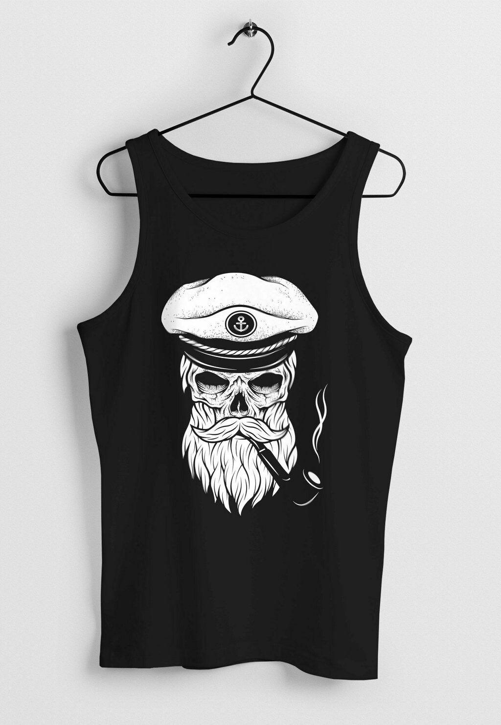 

Топ TOTENKOPF KAPITÄN CAPTAIN SKULL BARD HIPSTER SEEM Neverless, черный