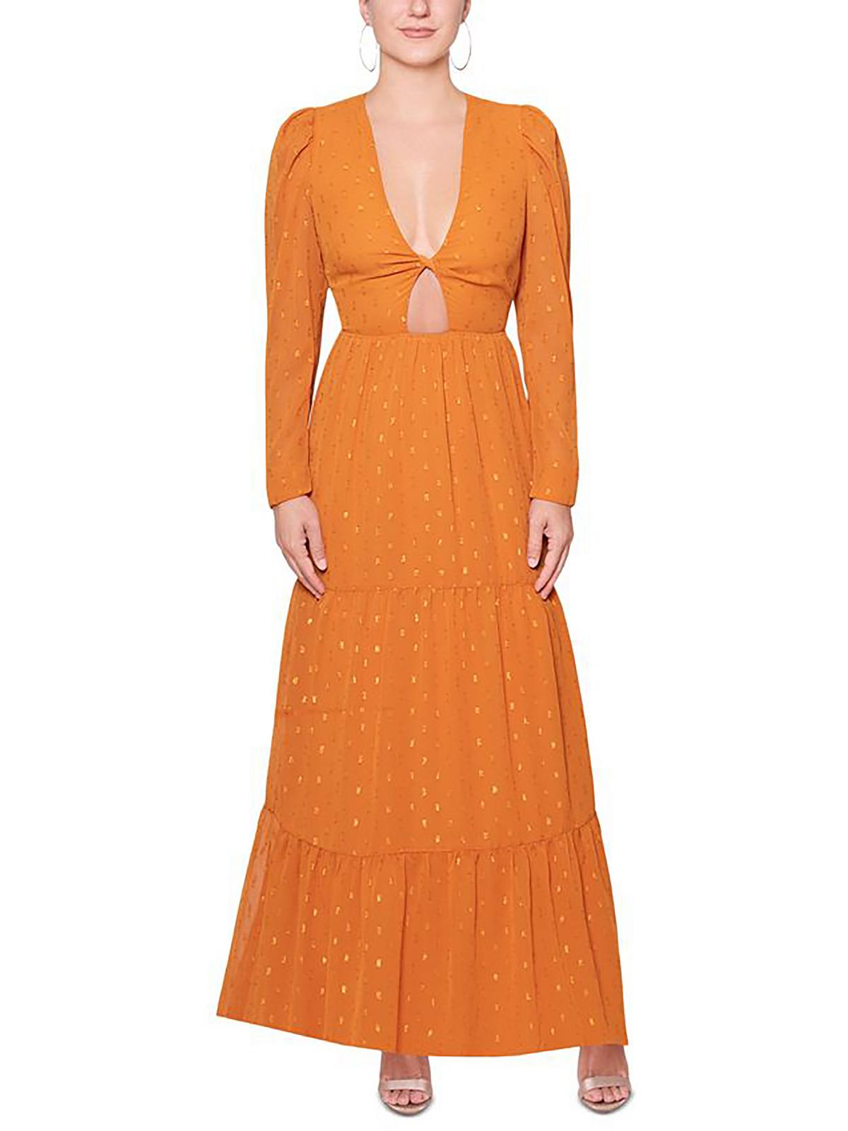 

Женское многослойное длинное платье макси Rachel Rachel Roy, цвет honey