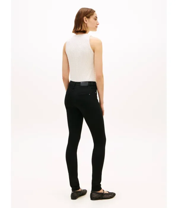 Джинсы skinny fit Tommy Hilfiger, черный — фото 3