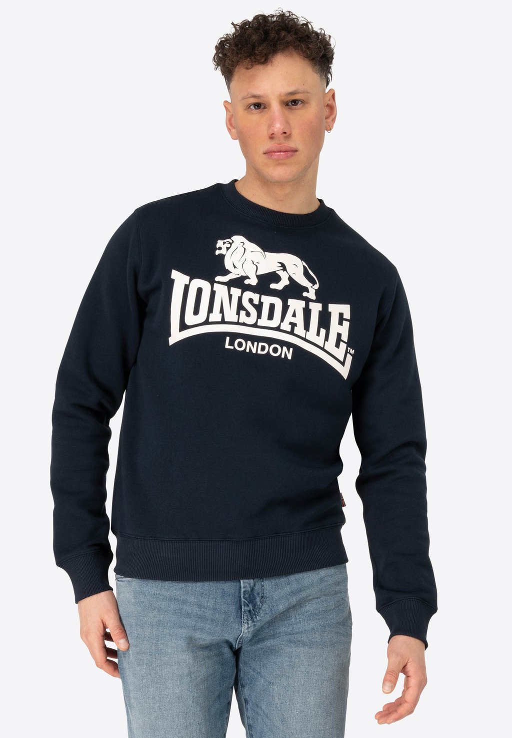 

Толстовка RUNDHALS Lonsdale, темно-синий