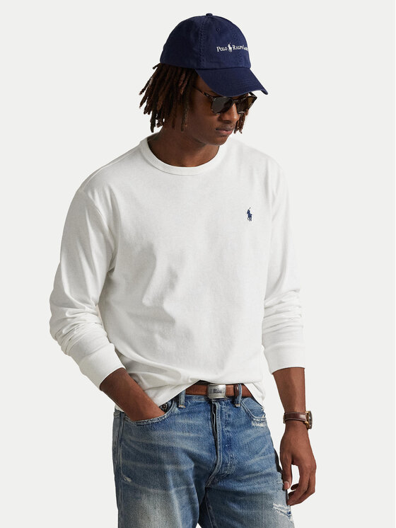 

Лонгслив classic fit 710970697002 Polo Ralph Lauren, белый