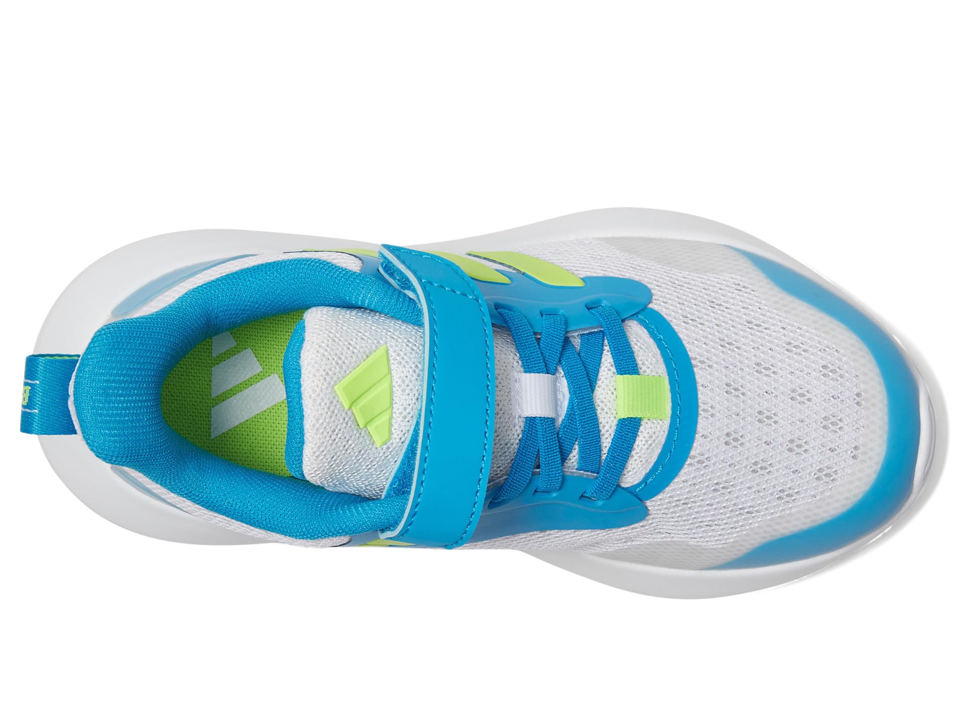 Кроссовки adidas Kids FortaRun 3.0 Elastic Lace Sportswear Shoes, цвет Dash Grey/Lucid Lemon/Solar Blue — фото 2