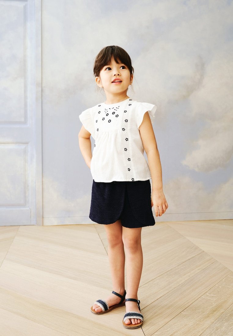 

Блуза LAURA Mango Kids, белый