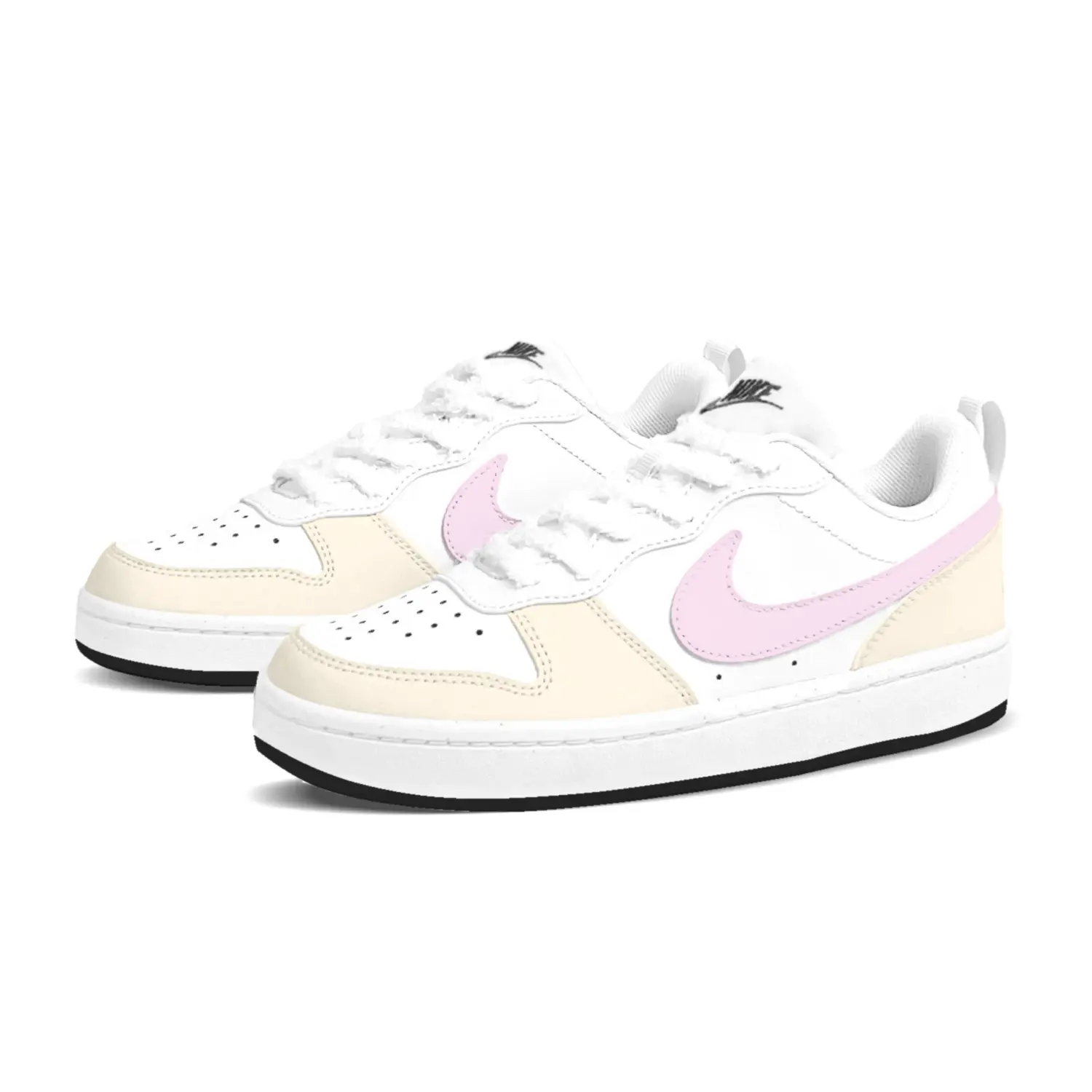 Низкие детские кроссовки для скейтбординга Court Borough для подростков Nike, Custard Powder — фото 4