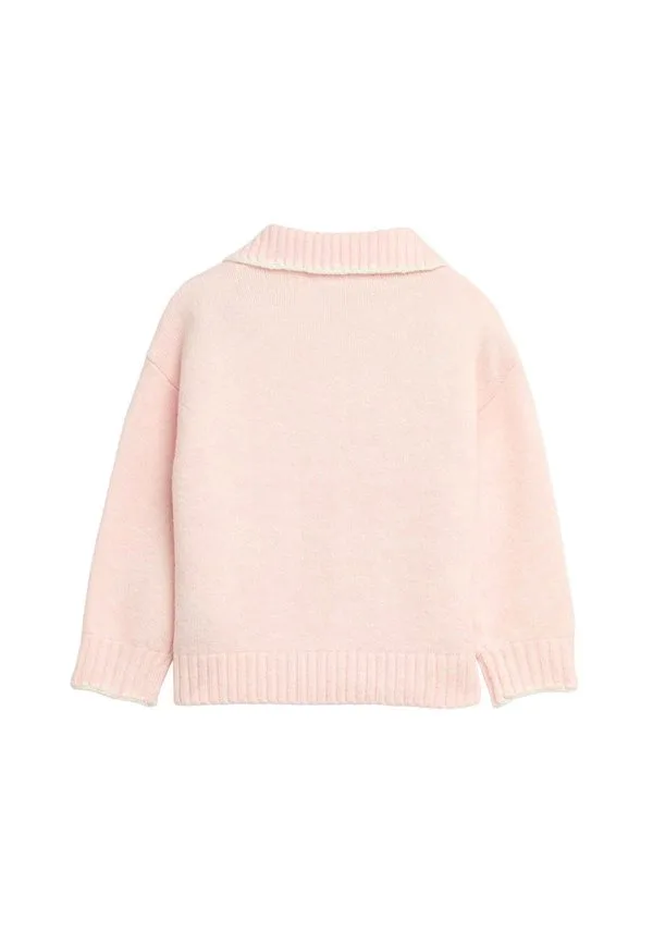 Кардиган, связанный одеяльным швом Marks & Spencer, Pale Pink — фото 2
