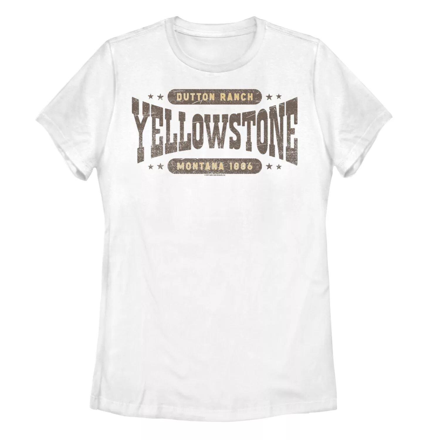 

Юниорская футболка с графическим рисунком Yellowstone Dutton Ranch Montana 1886 г. Licensed Character