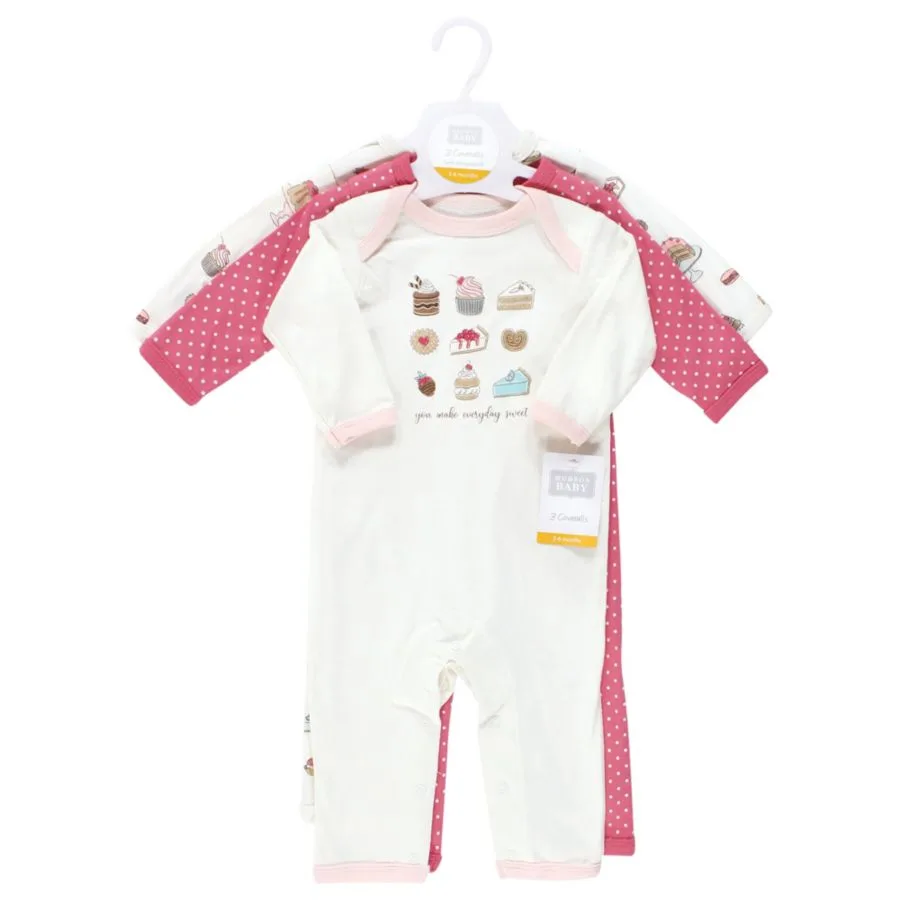 Мягкий хлопковый комбинезон для девочек Hudson Baby, Sweet Bakery — фото 2