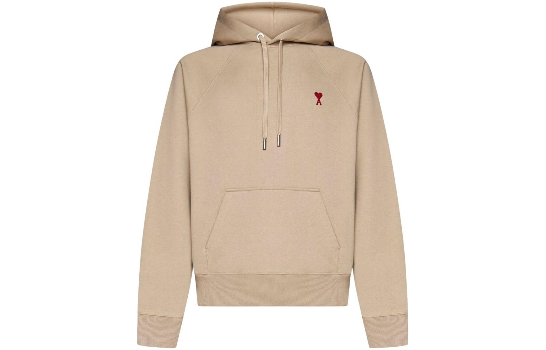 

Ami Paris Ami De Coeur Hoodie AMIPARIS, бежево-желтый