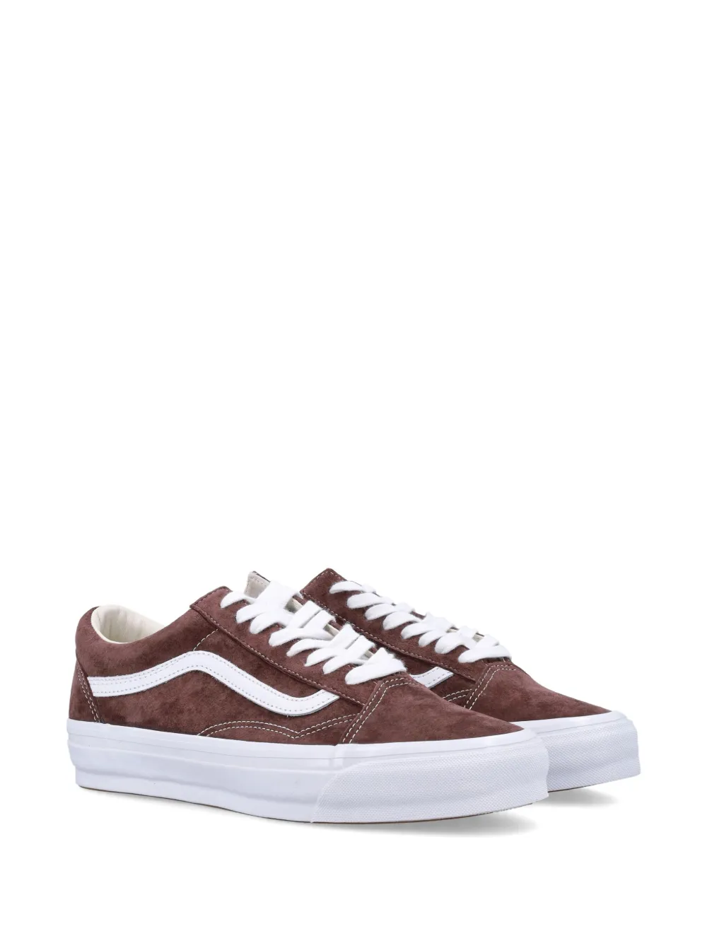 Кеды Old Skool 36 Vans, коричневый — фото 2