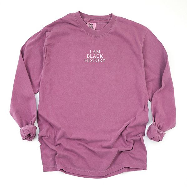 

Футболка с длинным рукавом Embroidered i am black history Simply Sage Market, Berry, Черный, Футболка с длинным рукавом Embroidered i am black history Simply Sage Market, Berry