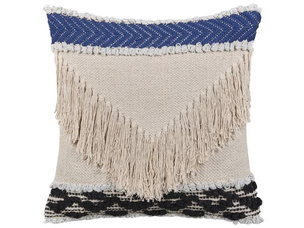 

Декоративная подушка Beliani SOFCA, 45x45x45 см цвет beige/blau/creme