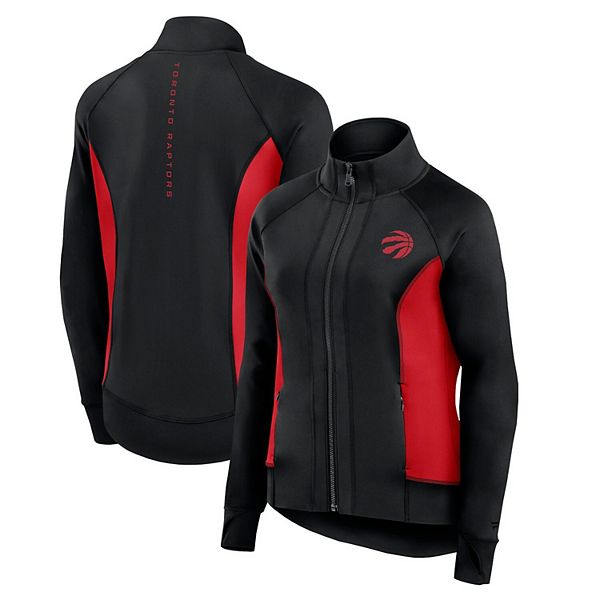 

Женская черная куртка Toronto Raptors Studio Fitted Full-Zip Fanatics