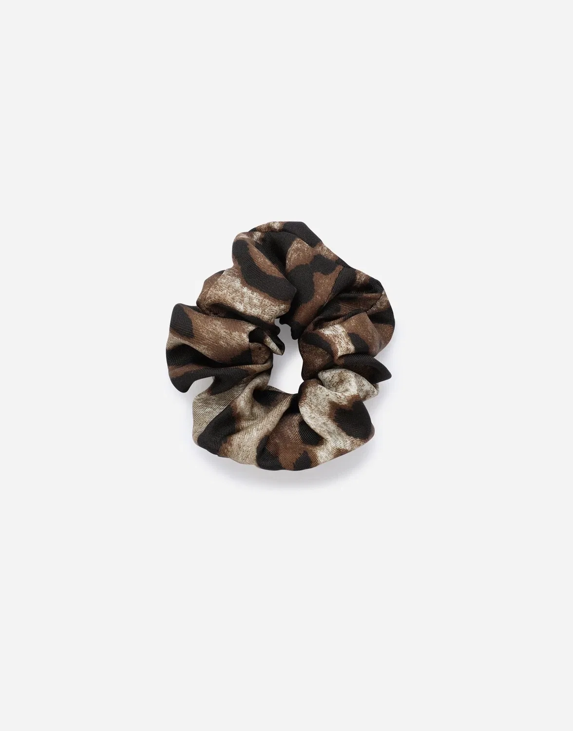 Резинка для волос Leopard-print из вискозы Dolce & Gabbana, бежевый — фото 2