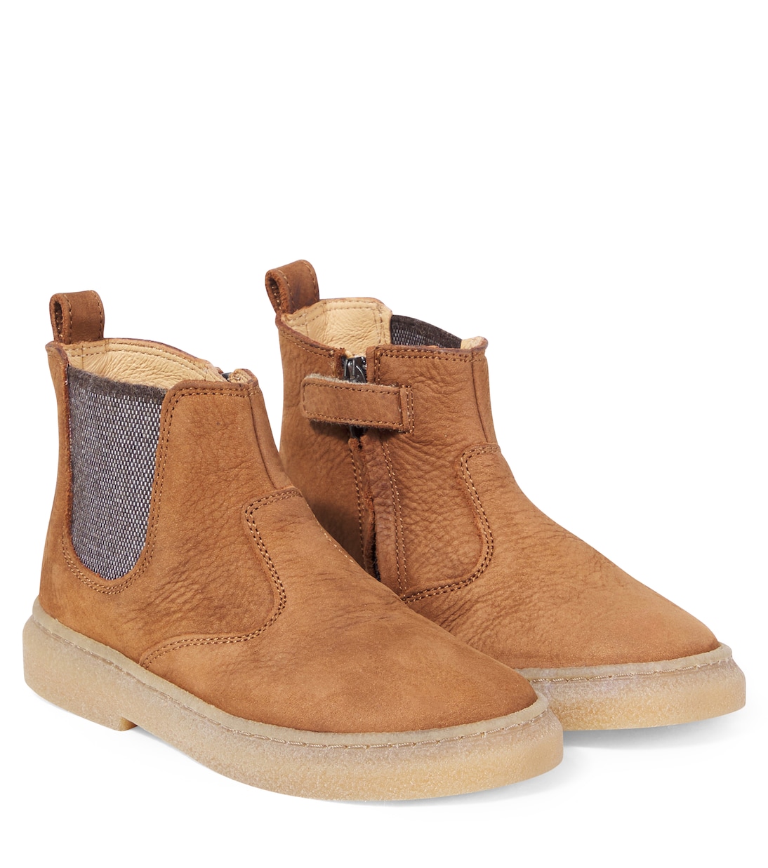 

Кожаные челси Pom d'Api, Nubuck Cognac