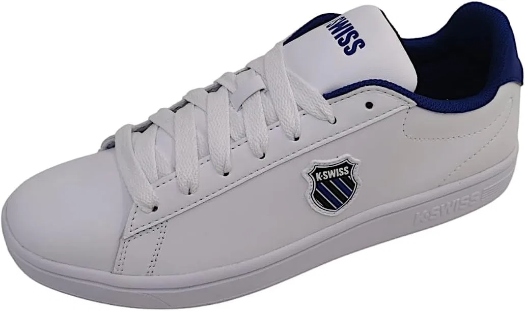 Кроссовки K-Swiss Men's Court Trainers, White Sodalite Blue Black — фото 3