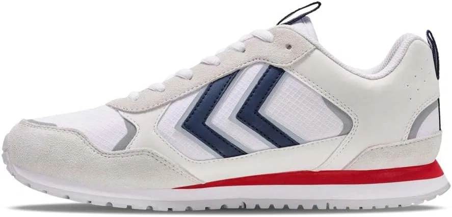 Кроссовки Hummel Unisex Fallon OGC, White-Blue-Red — фото 3