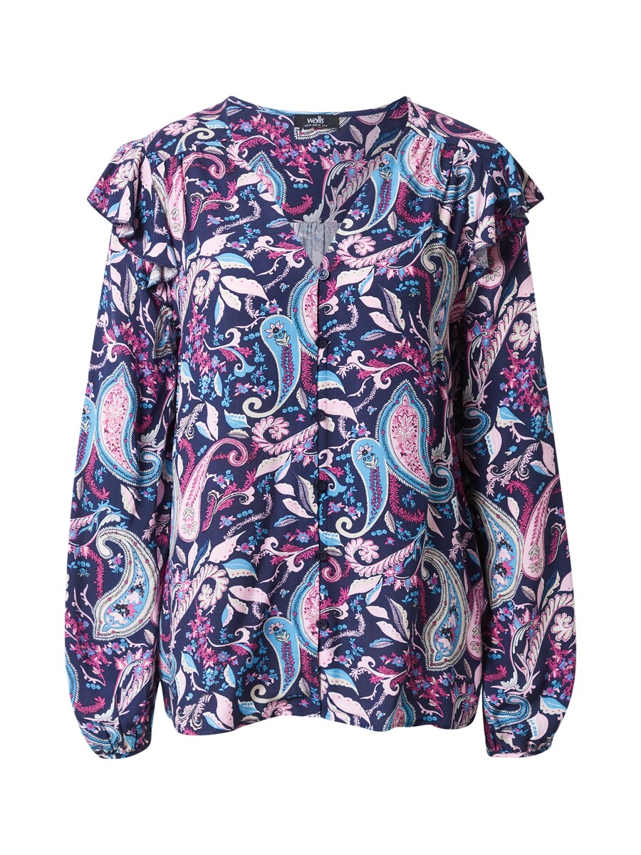 

Блузка Wallis Blouse, цвет marine blue/light blue